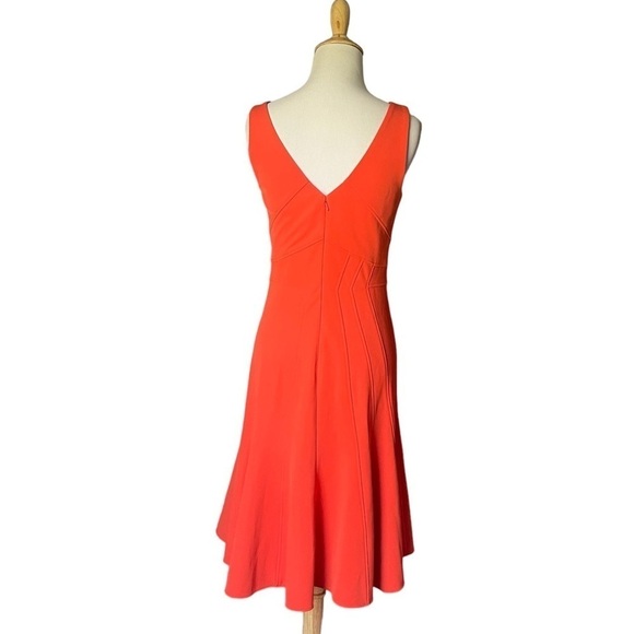 NWT Zac Posen Tangerine Sleeveless Fit and Flare Dress - Picture 2 of 4